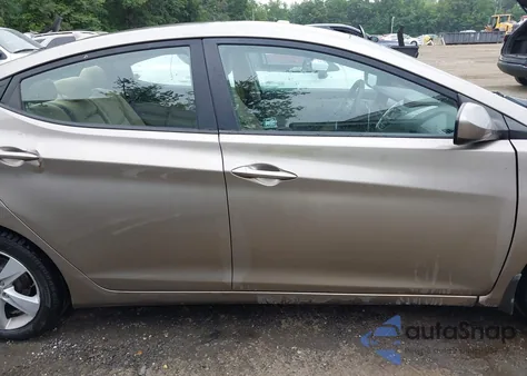 2013 Hyundai Elantra Gls из США, поврежденный, VIN 5NPDH4AE2DH338648